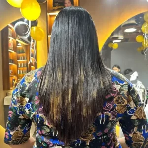 Girls Hair Straightening